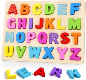 Alphabet Puzzles Wooden Puzzles for Toddlers
