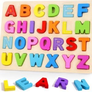 Alphabet Puzzles Wooden Puzzles for Toddlers