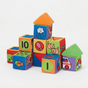 Melissa and Doug K's Match and Build Soft Blocks Set