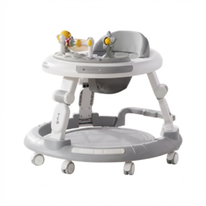 6-30 Months Old Baby Foldable Baby Walker Multi-Functional Baby Walking Aid Cart