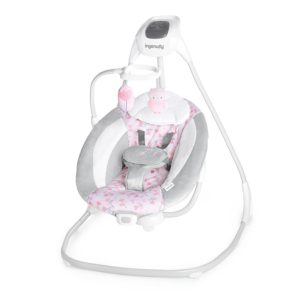 Ingenuity SimpleComfort Lightweight Compact 6-Speed Multi-Direction Baby Swing