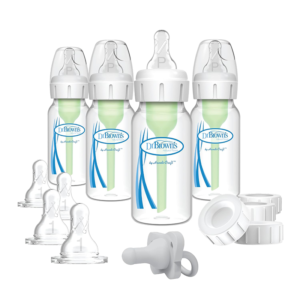 Dr. Brown's Anti-Colic Options+ Narrow Breast to Bottle Pump and Store Feeding Set