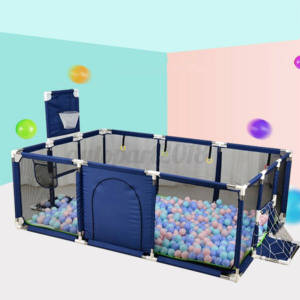 Baby Playpen Child Play Mat Kid Interactive Safety Gate Slide