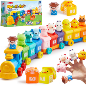 Play-Act Learning Toys for 1 2 3 Years Old, Counting, Matching & Sorting Montessori Learning